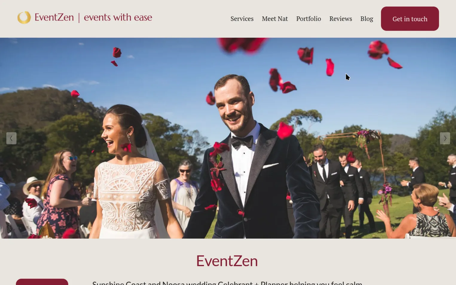 EventZen website example