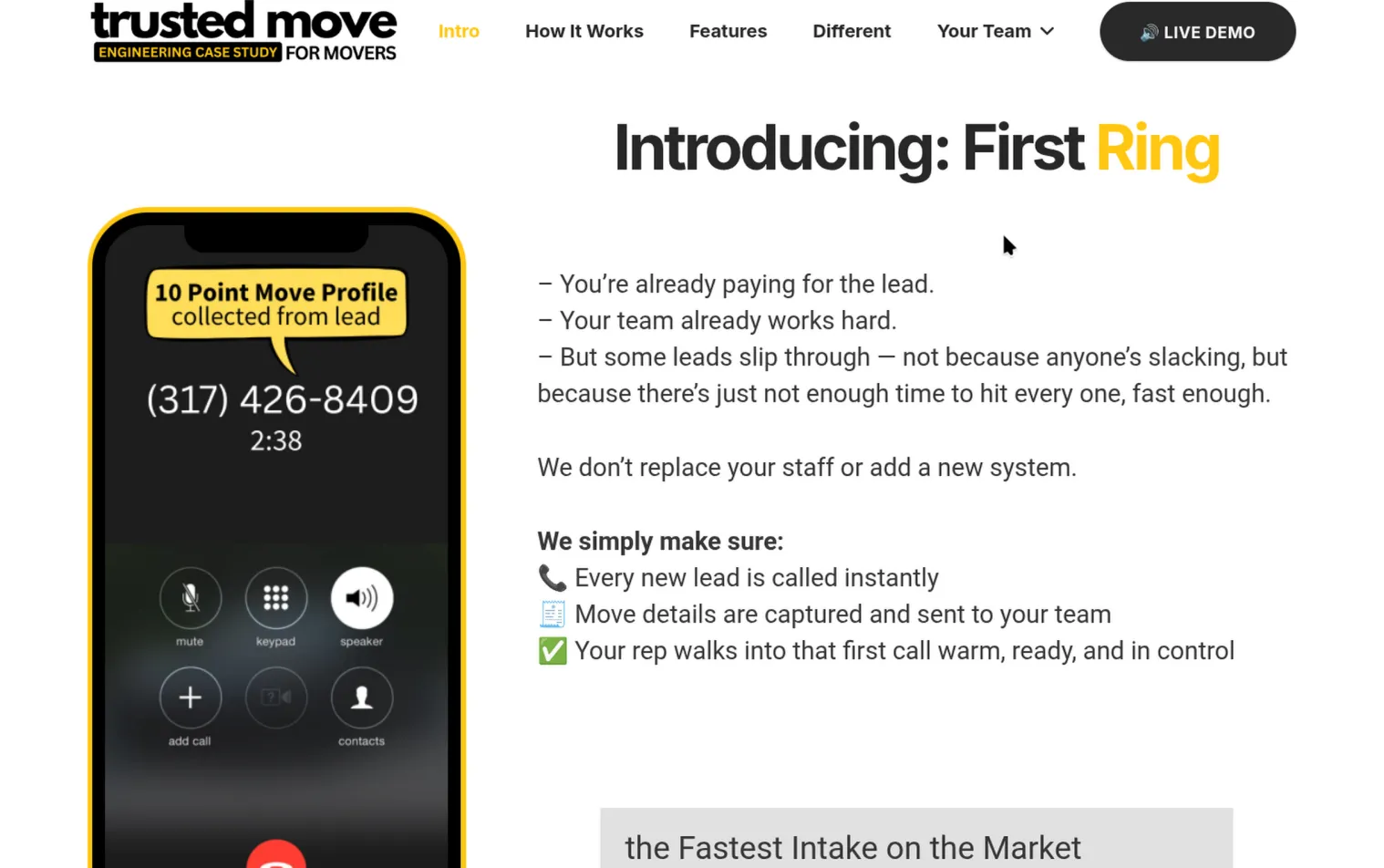 Trusted Move website example